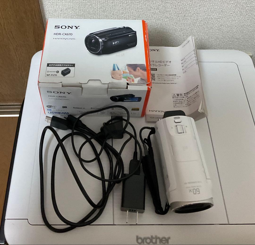 SONY ソニー HDR-CX670 デジタルビデオカメラ 付属品あり HDR-CX670 | デジタルビデオカメラ Handycam ハンディカム | ソニー