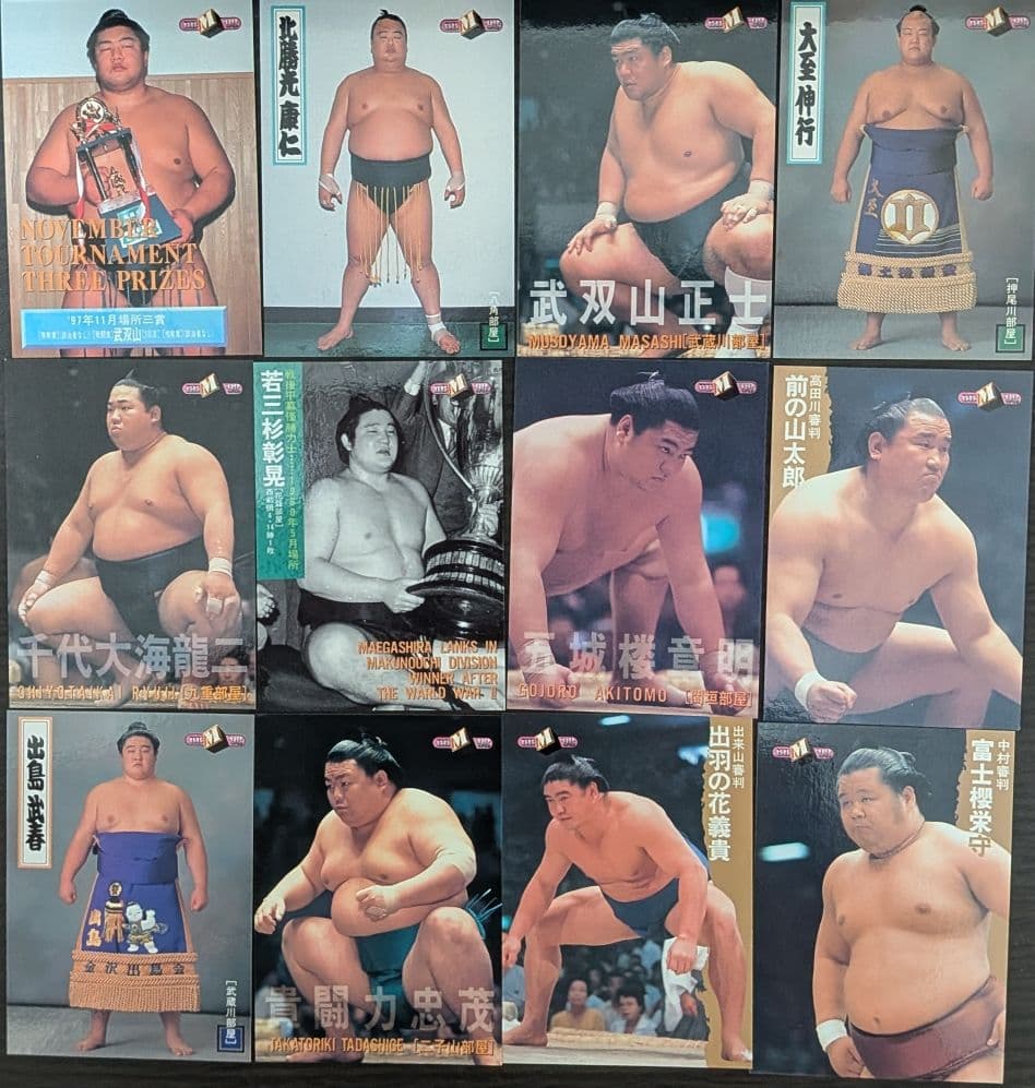 千代の富士BBM直筆ダブルサイン トレーディングカード 横綱 相撲 激