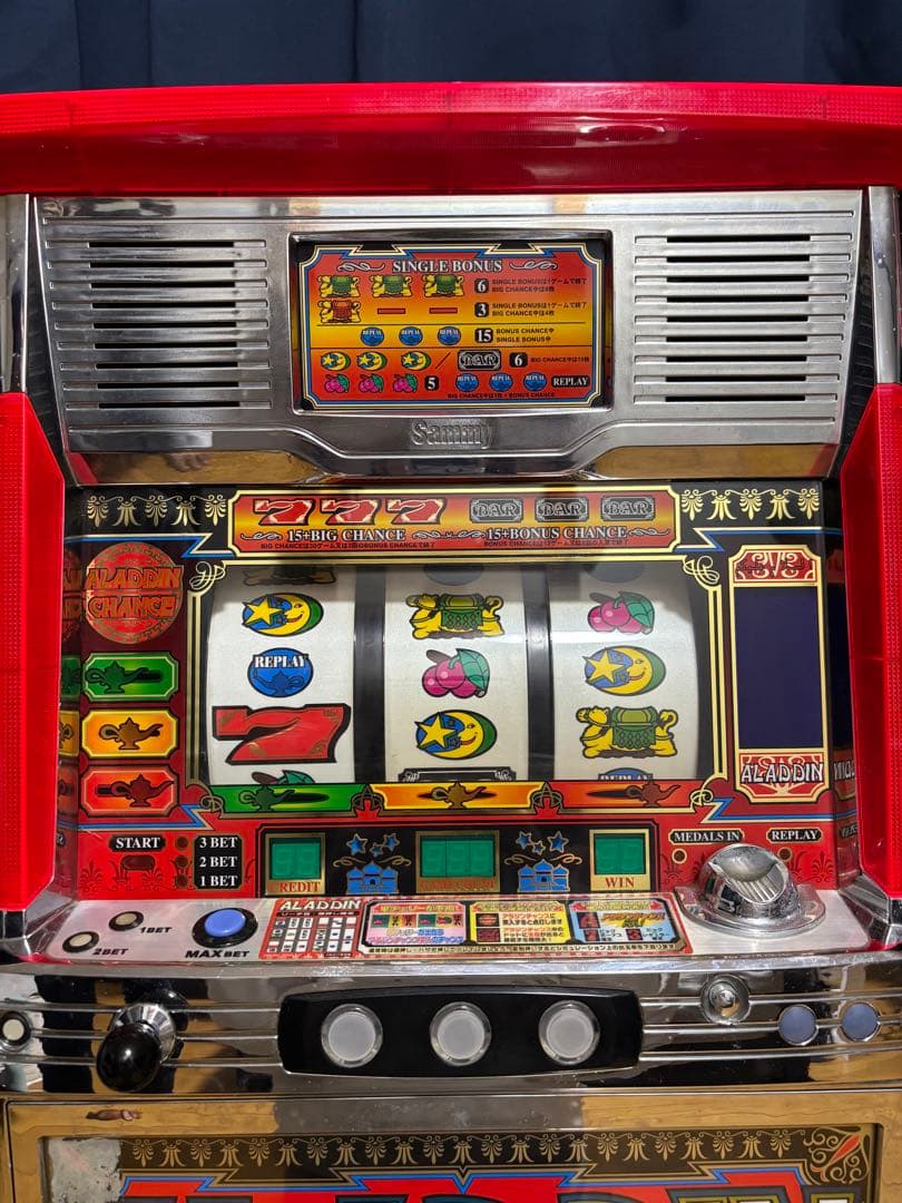 パチスロ 4号機 アラジンA サミー 実機 メダル不要機