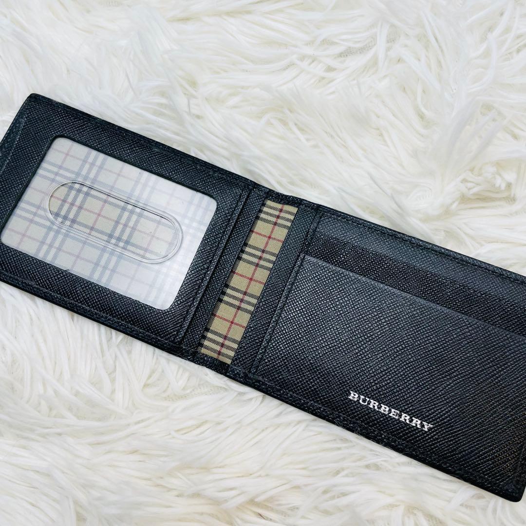 良品】 バーバリー ノバチェック 名刺 カードケース レザー 黒 - メルカリ