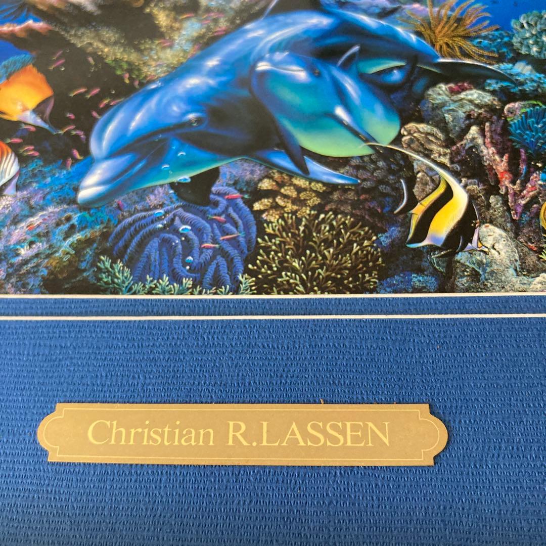 特価絵画 マリンアート 額 クリスチャン・ラッセン マザーズ・ラブ