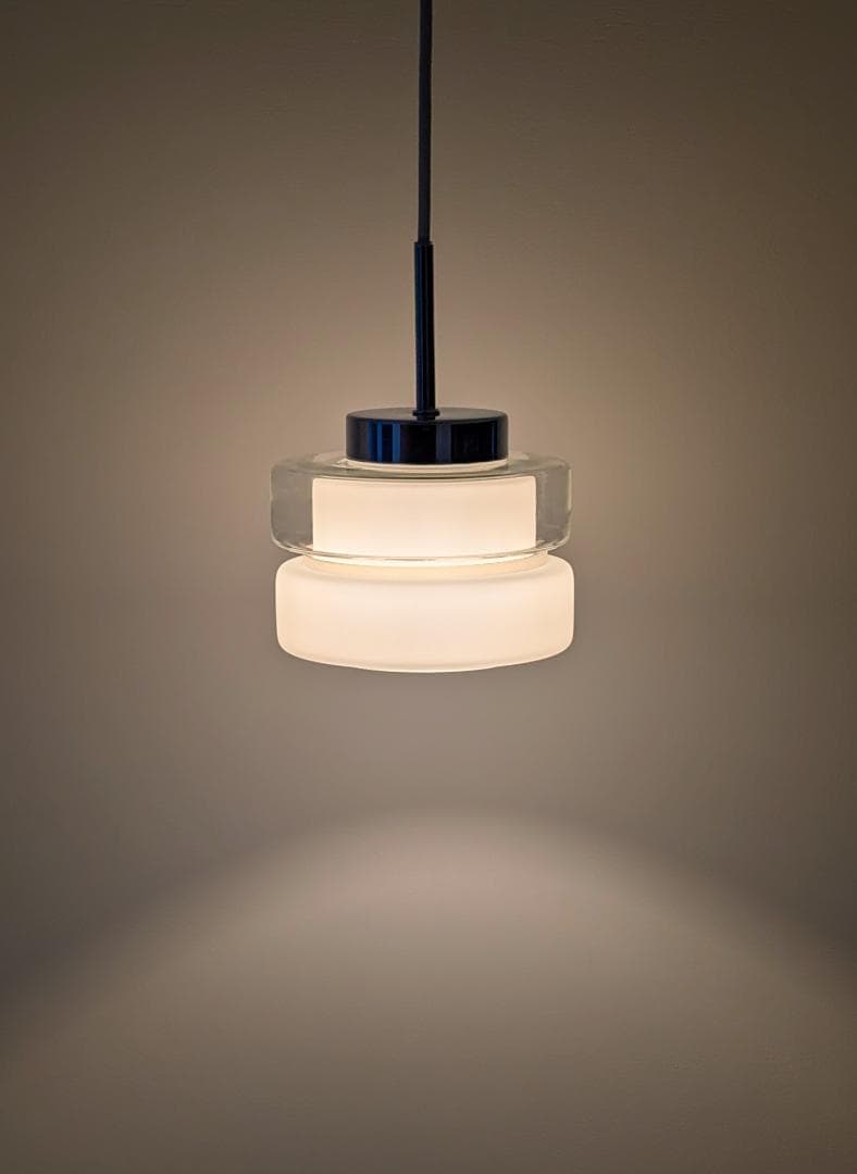 OLD コンビ ガラス シェード ペンダントランプ ミッドセンチュリー