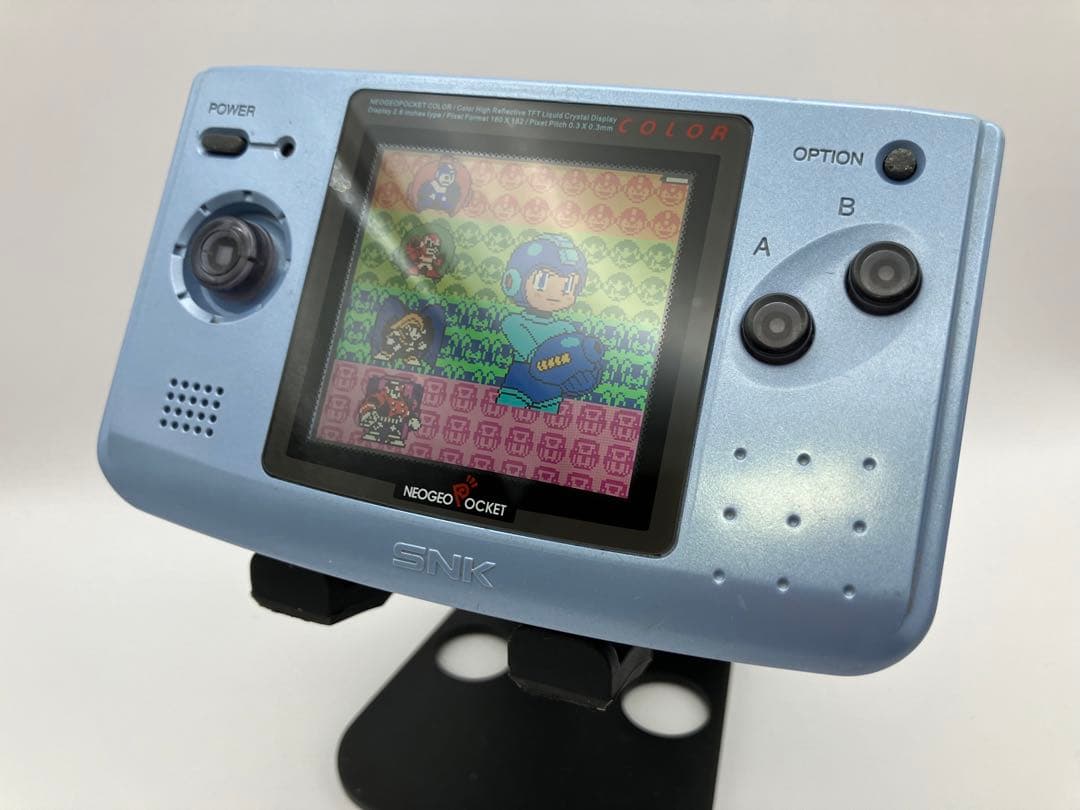 ネオジオポケットカラー IPS液晶 ロックマンソフト付き 中古品 - メルカリ