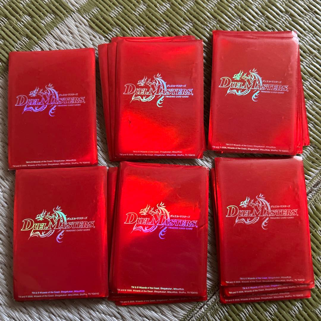 デュエマ 旧公式スリーブ38枚 レッド - メルカリ