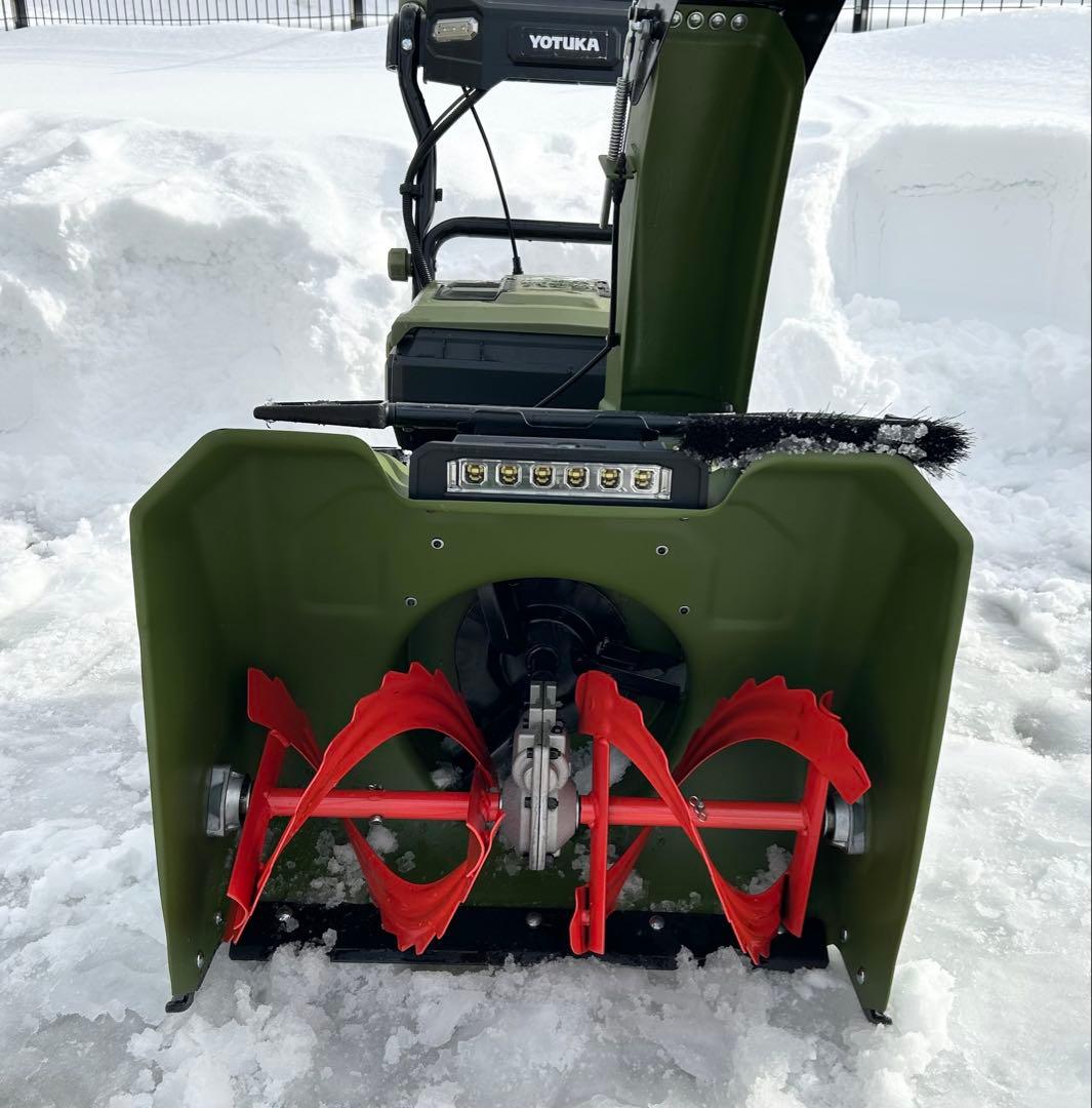 ハイガー 充電式電動除雪機 バッテリー1個+充電器 YS-GM921701 - メルカリ