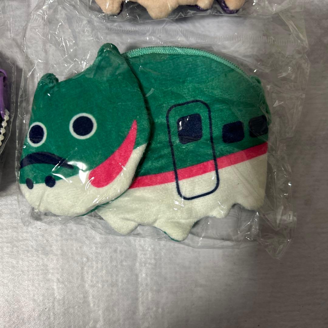 新幹線赤べこ コインケース はやぶさ つばさ E8系 ALFA-X 4点 新品