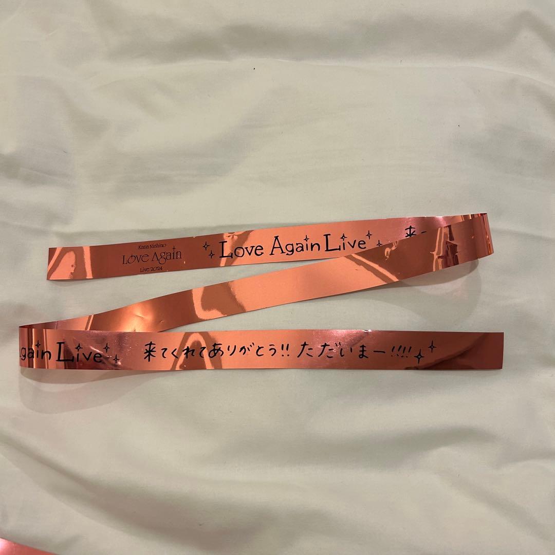 西野カナ ライブ 銀テープ - メルカリ