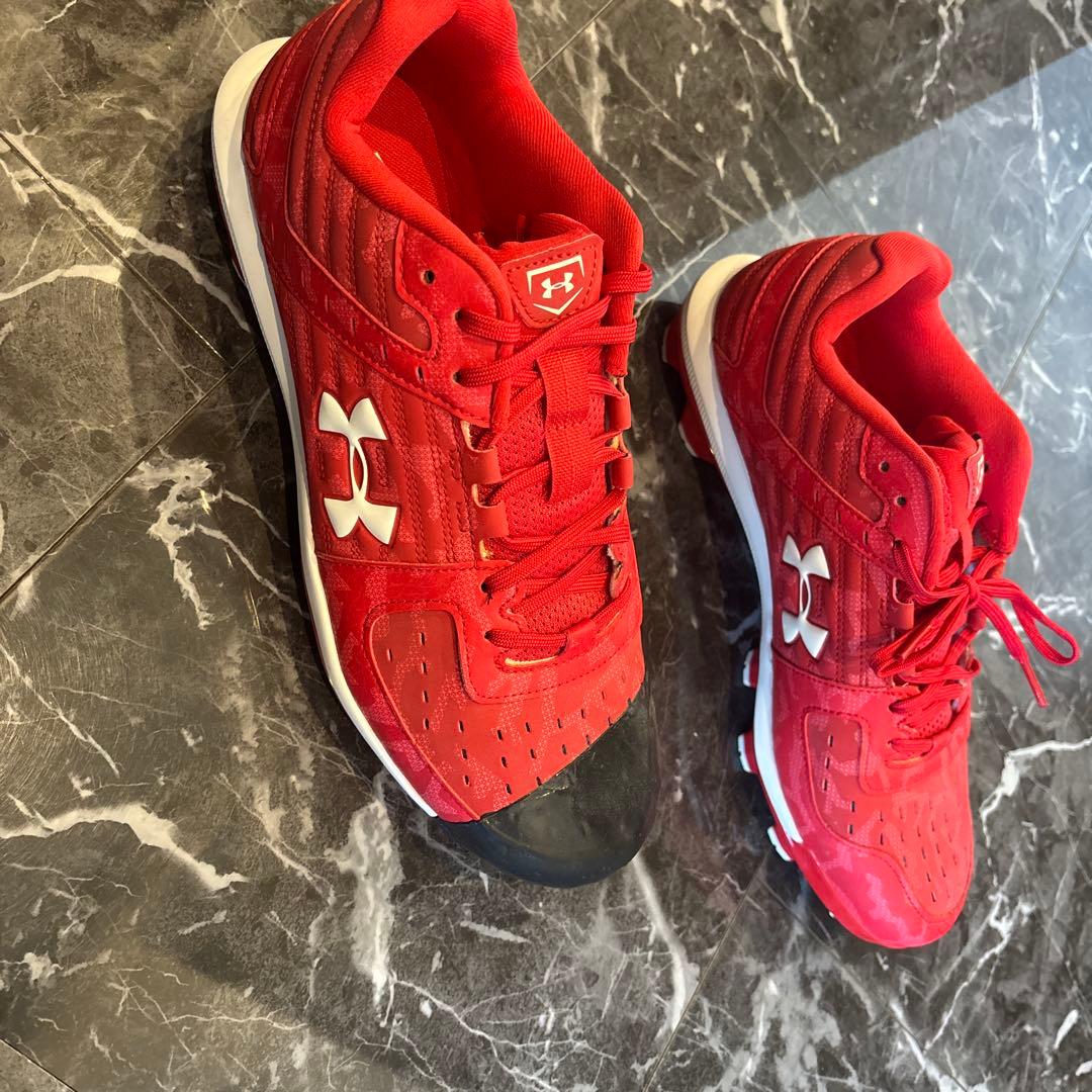 Under Armour スパイクシューズ 28.5cm レッド