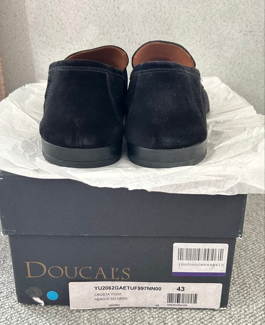 Doucal's ブラック スエード ローファー 43 - メルカリ