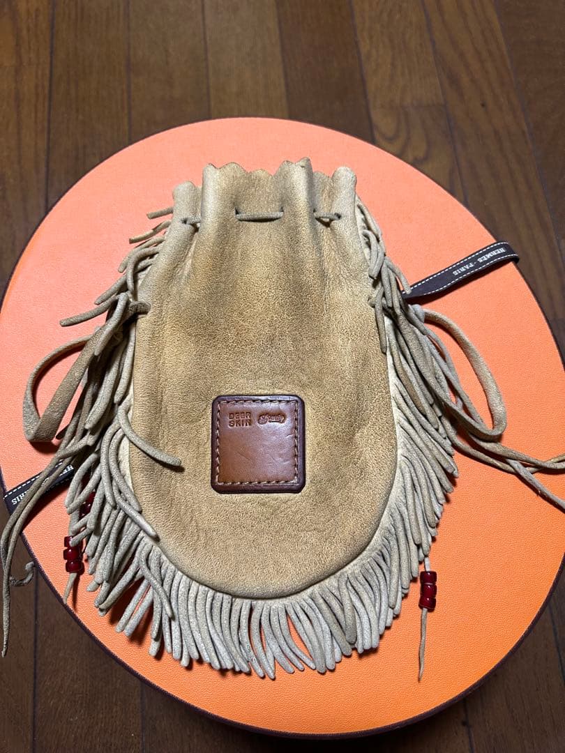 ゴローズ腰掛フリンジ付き巾着バッグ レア - メルカリ