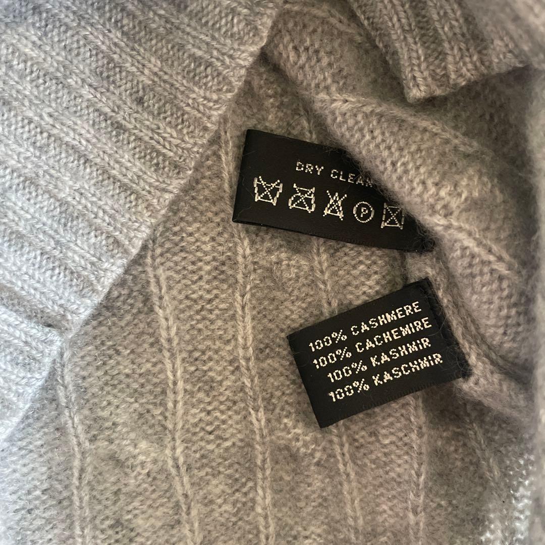 ラルフローレン ブラックレーベル カシミア100% ケーブルニット