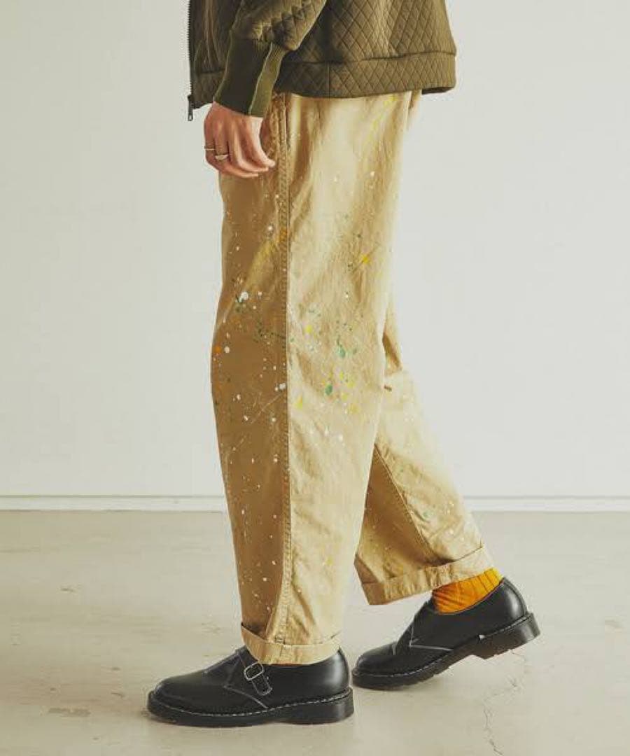 美品】MASTER&CO. マスターアンドコー チノ ペンキ加工 - メルカリ