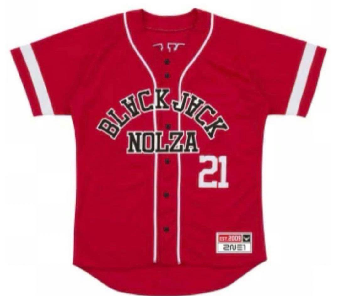 公式 2NE1 BLACKJACK NOLZA ベースボールシャツ レア