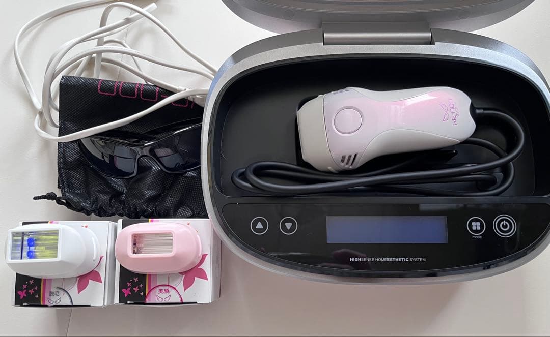 ke-non ケノン 脱毛器 美顔 パールホワイト 白 アタッチメント