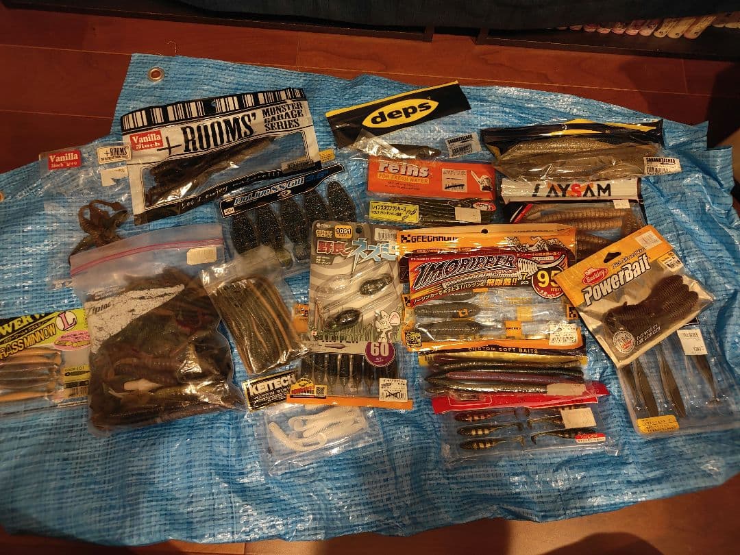 バス釣り引退ワームセット - メルカリ