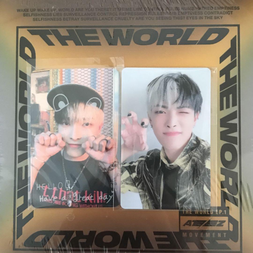 ⭐︎ATEEZ ホンジュン sound wave ラキドロ トレカ 3形態 ATEEZラキドロ Soundwave 3枚同時 ホンジュン 特典 トレカ 退勤 - メルカリ