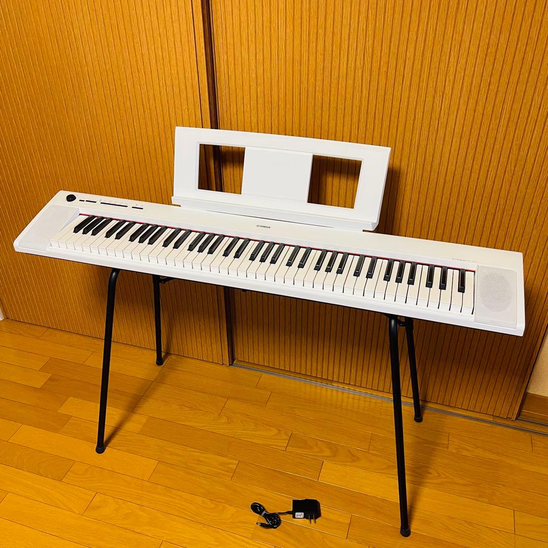 極美品】ヤマハ piaggero NP-32 電子キーボード 76鍵スタンド付 - メルカリ