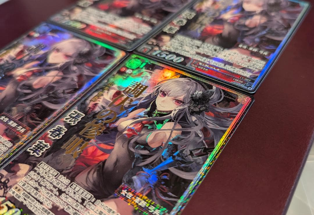 【美品】【送料無料】【三国志大戦TCG】張春華(11-007/CTR) ×4枚