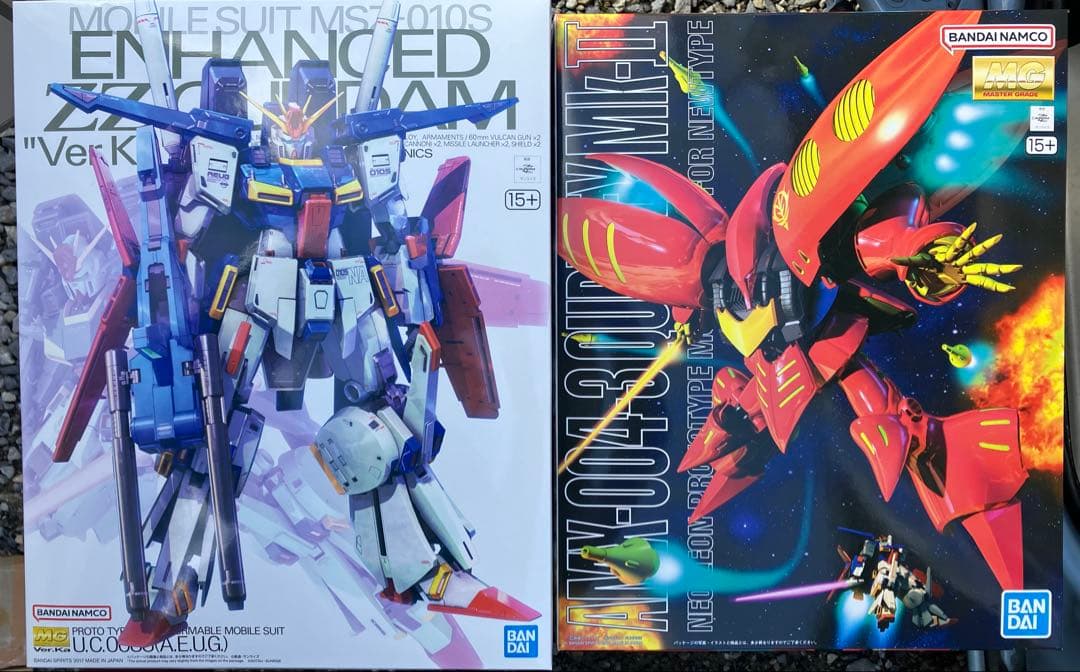 ガンプラMG ZZ関連2種セット 強化型ZZ／キュベレイMk-Ⅱ 未組立 ガンプラMG ZZ関連2種セット 強化型ZZ／キュベレイMk-Ⅱ 未組立 - メルカリ