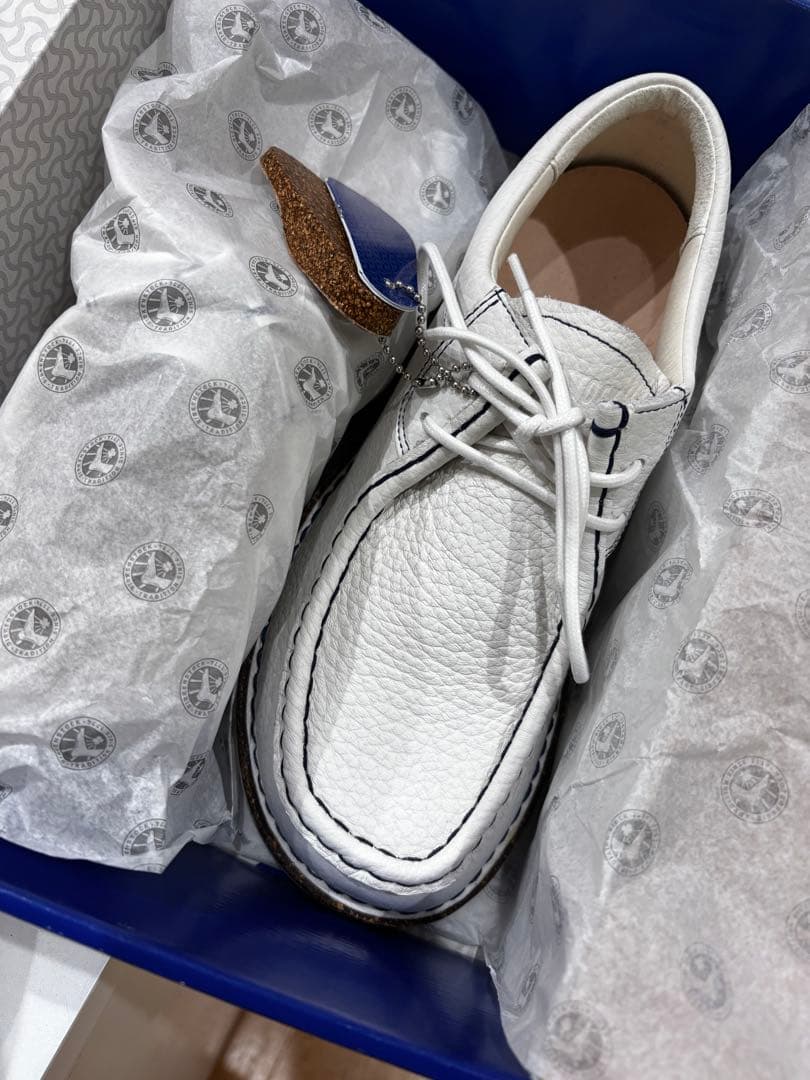 ビルケンシュトック パサデナ ホワイト 40 革靴 ギルフォード