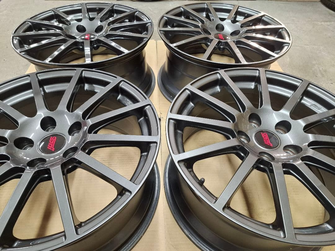 【美品】スバル WRX STI 純正OP 18インチ 8.5J ホイール 4本