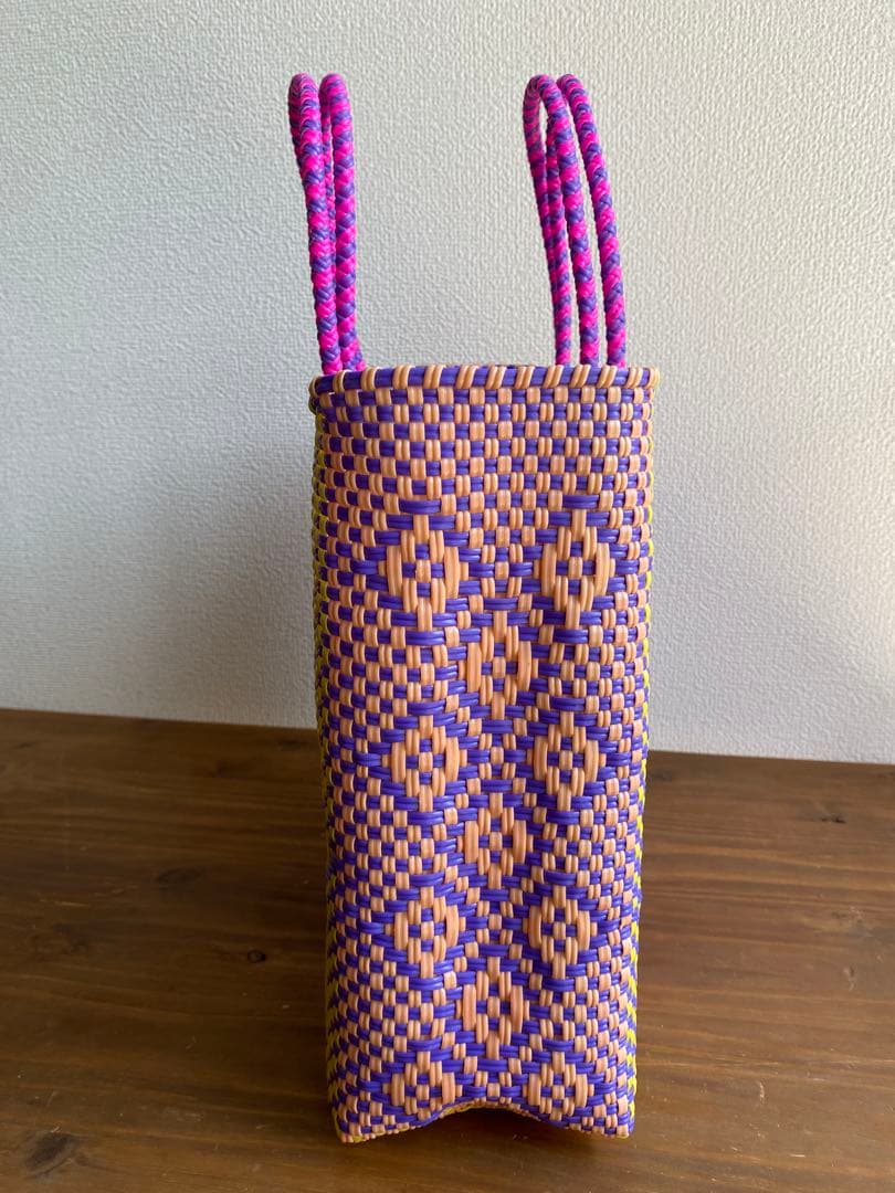 G124-L1-Mサイズ メキシコ オアハカ メルカドバッグ - メルカリ