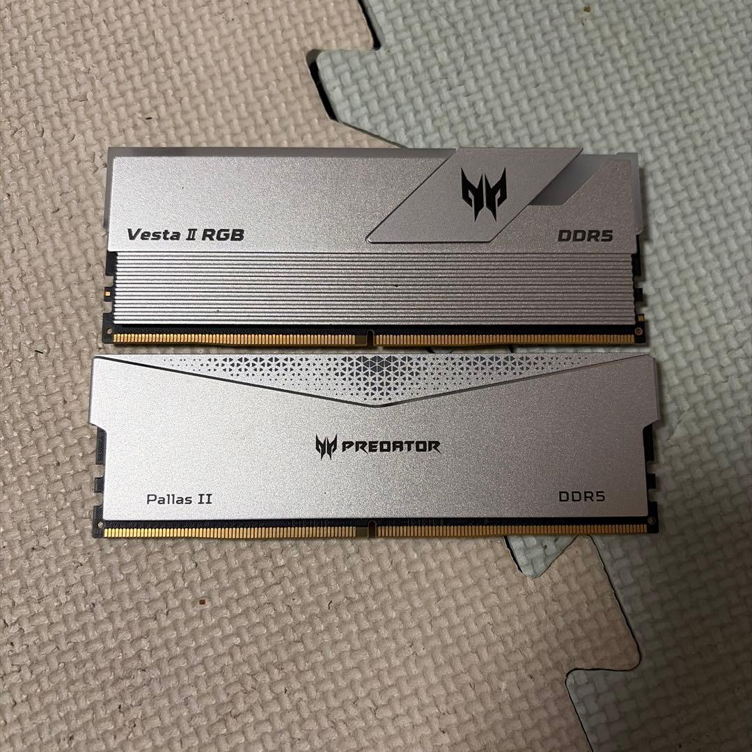 Predator Vesta II DDR5 16GB➕16GB Predator Vesta II DDR5 Memory 7200 MHz