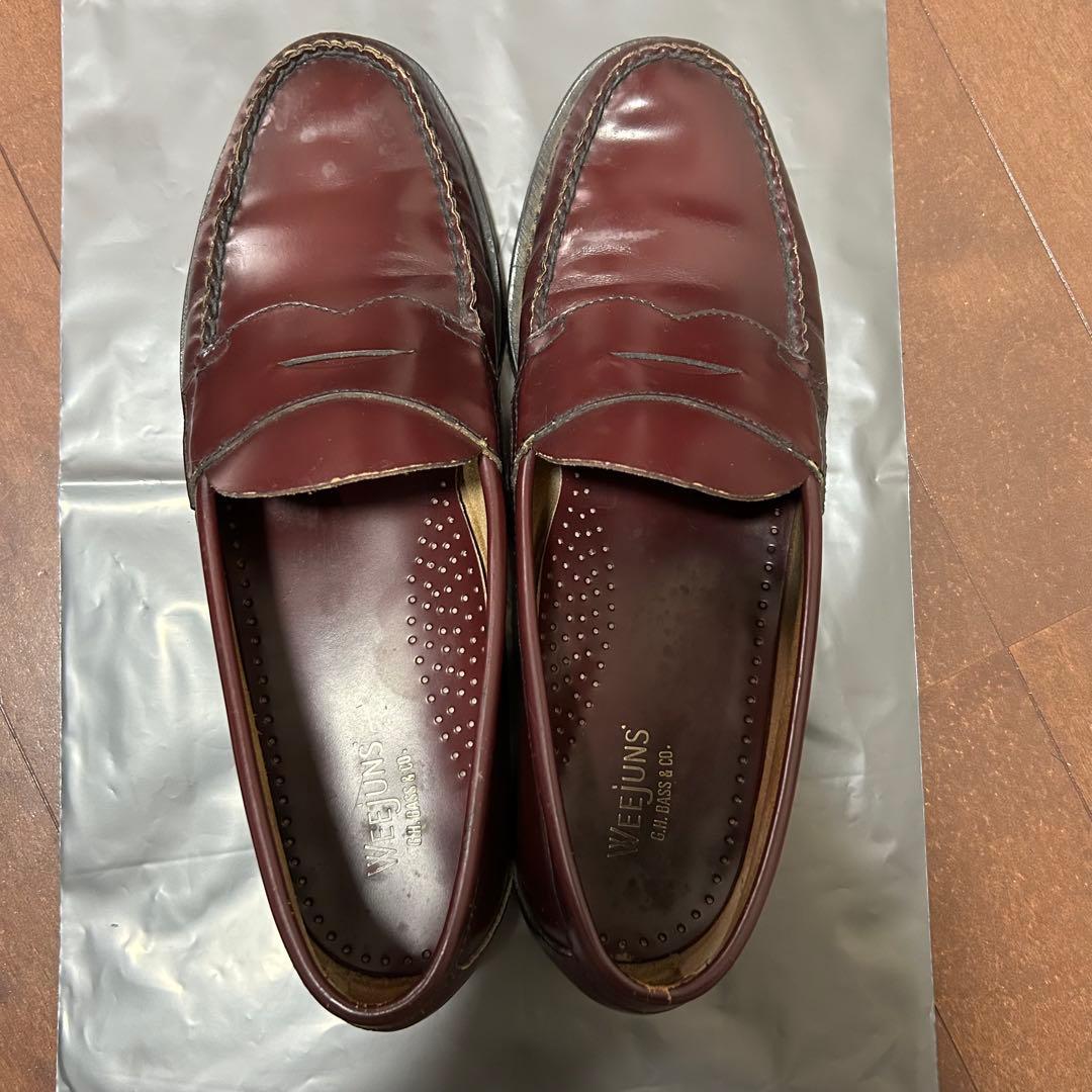 シ*き様 g.h.bass ペニーローファー　バーガンディ　あずき色　えんじ色