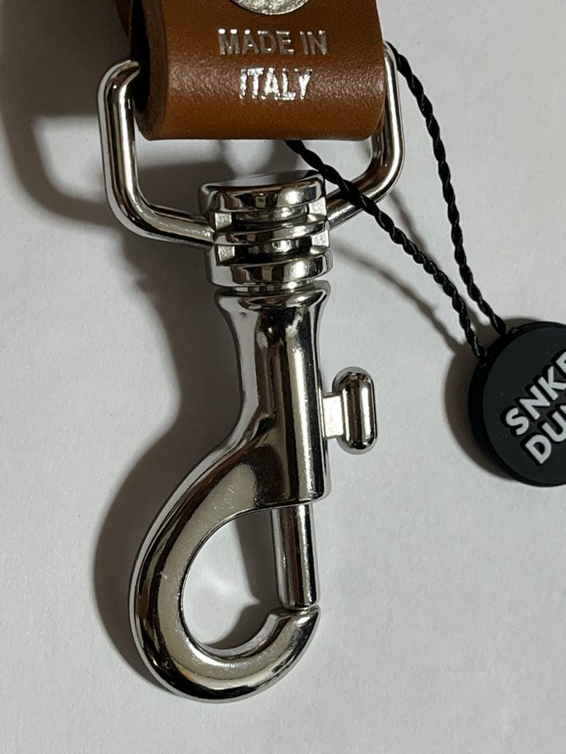 Supreme Leather Key Loop \"Brown\" 新品未使用