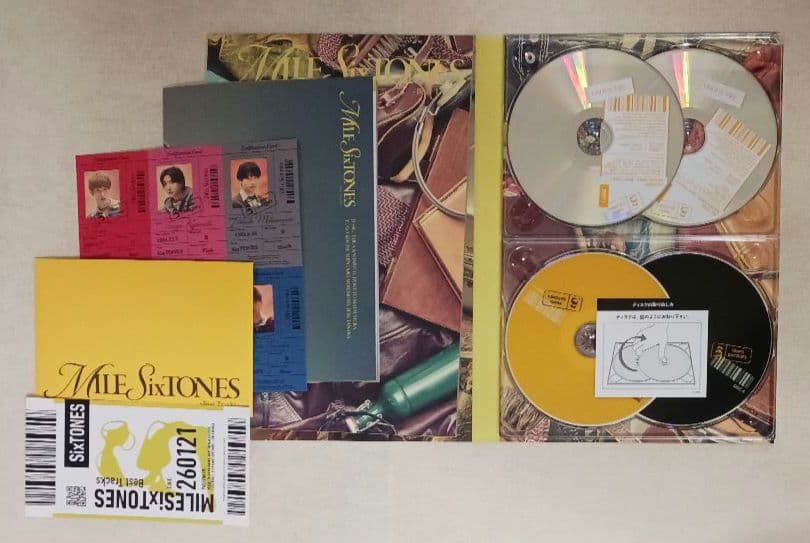 MILESixTONES -Best Tracks-　3形態セット　特典抜けなし