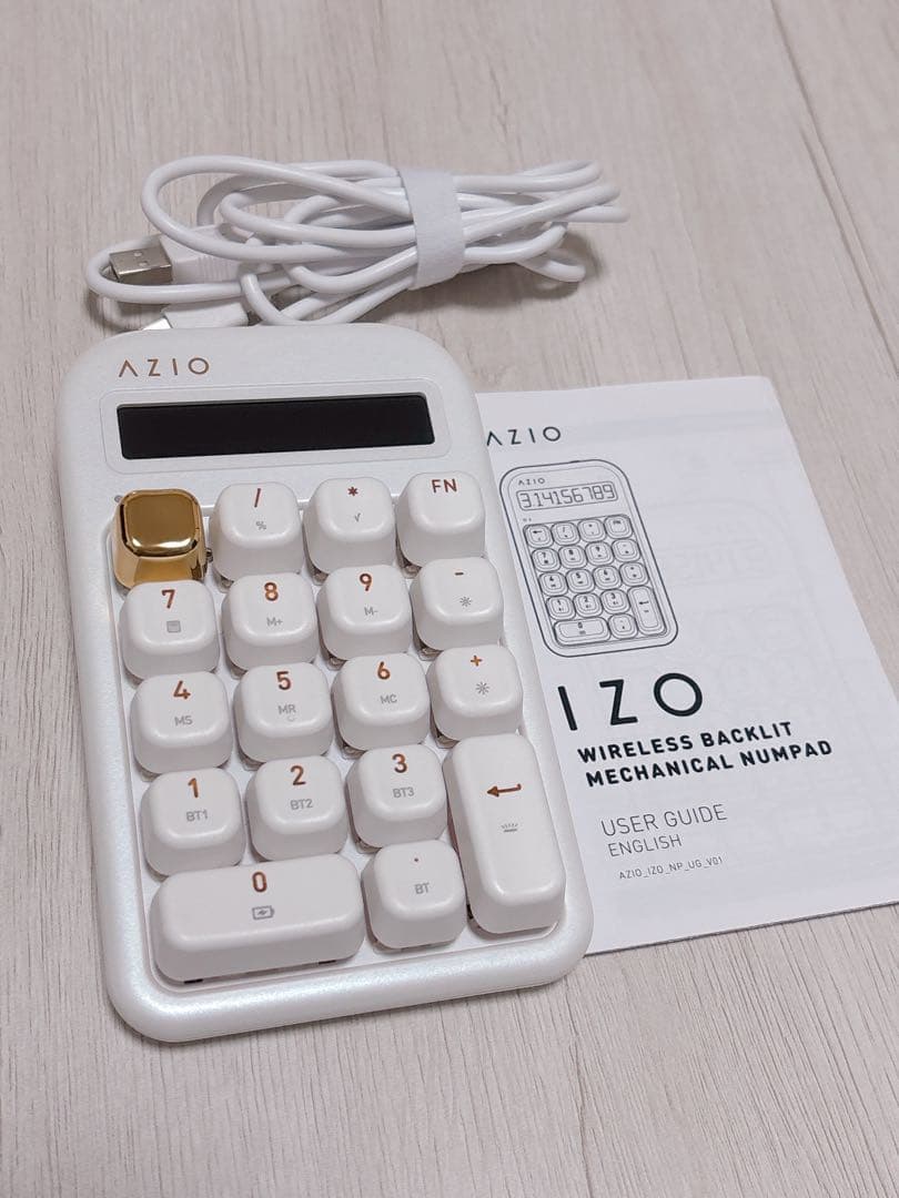 AZIO テンキー 電卓 ホワイト Amazon.co.jp: AZIO Izo テンキー 電卓 青軸 ホワイトブロッサム : ホビー
