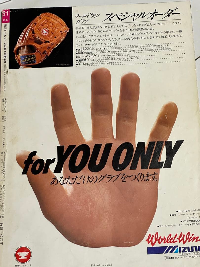 あゝ！長嶋茂雄／週刊ベースボール11月9日 緊急増刊•ベースボール