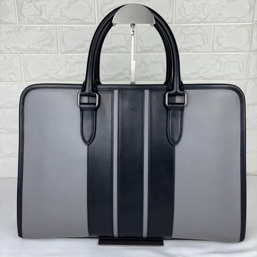 ✨極美品✨ COACH 2way ビジネスバッグ F35430 グレー/ブラック - メルカリ