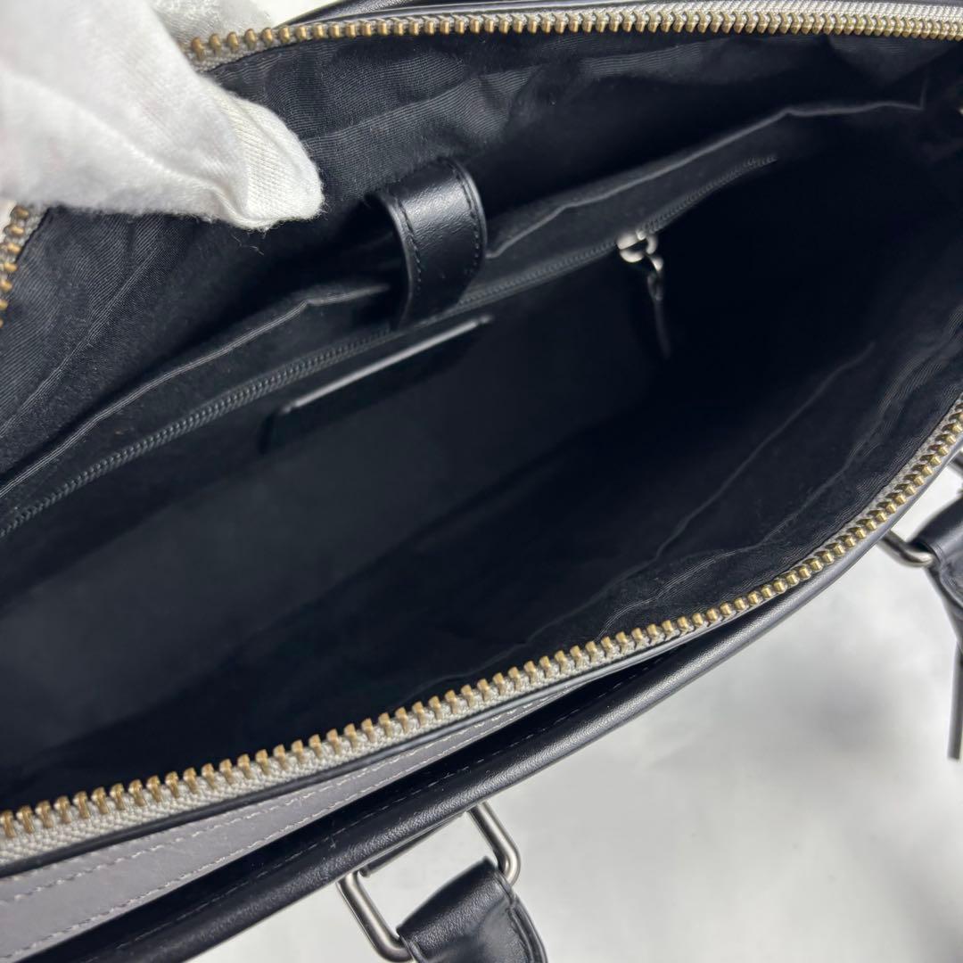 ✨極美品✨ COACH 2way ビジネスバッグ F35430 グレー/ブラック - メルカリ