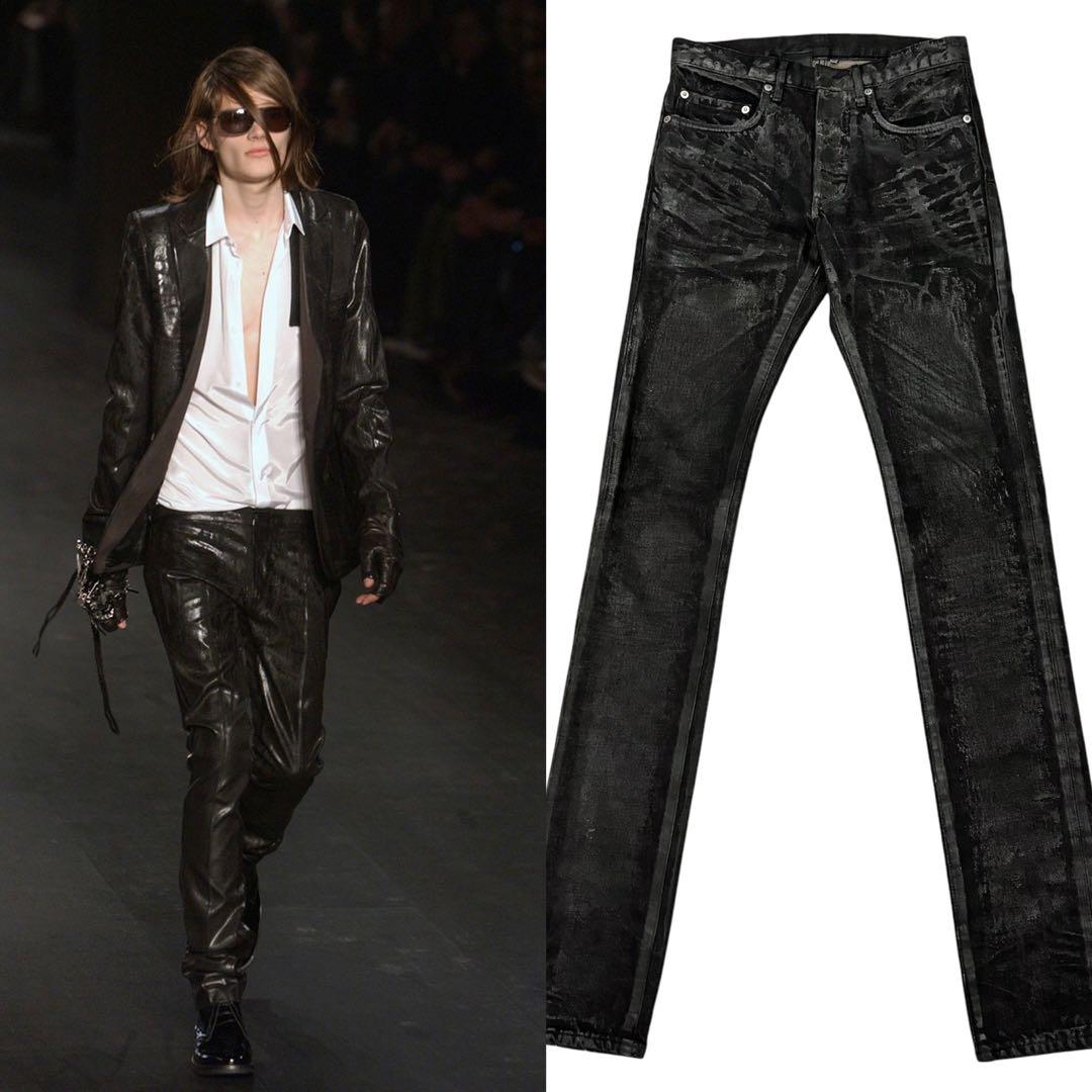 Dior homme 05AW ラスターコーティングデニム size 26 - メルカリ
