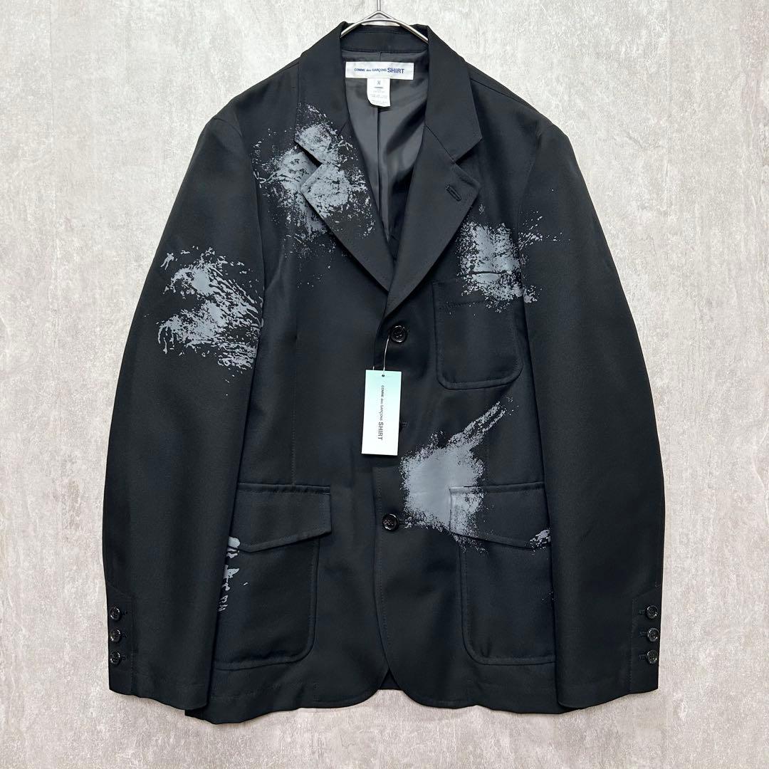 山口一郎着用モデル】コムデギャルソンシャツ ペイント セットアップ M