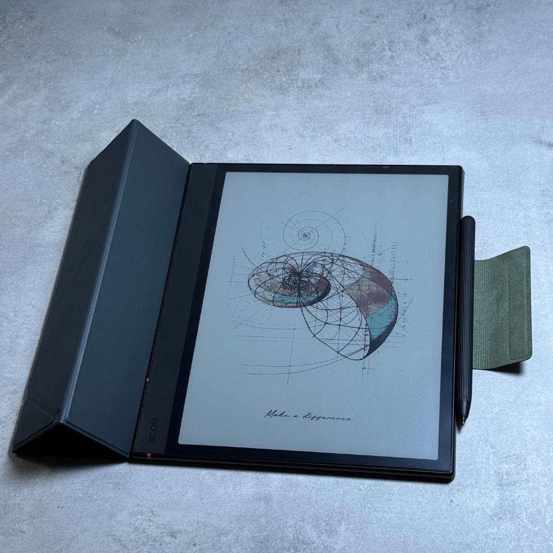 【美品】BOOX Note Air4 C 専用カバーセット カラー電子ペーパー CPU性能が50%向上したAndroid搭載カラー電子ペーパー「BOOX Note Air4