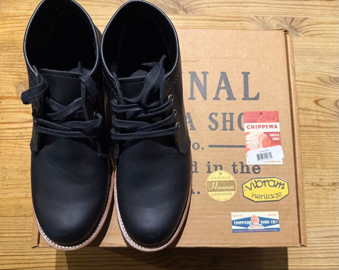 Chippewa 4025 BLK チペワ チャッカブーツ ブラック US8.5 - メルカリ