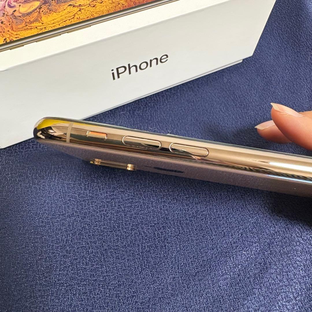 美品】付属品有 iPhone XS ゴールド64GB FaceID使用不可