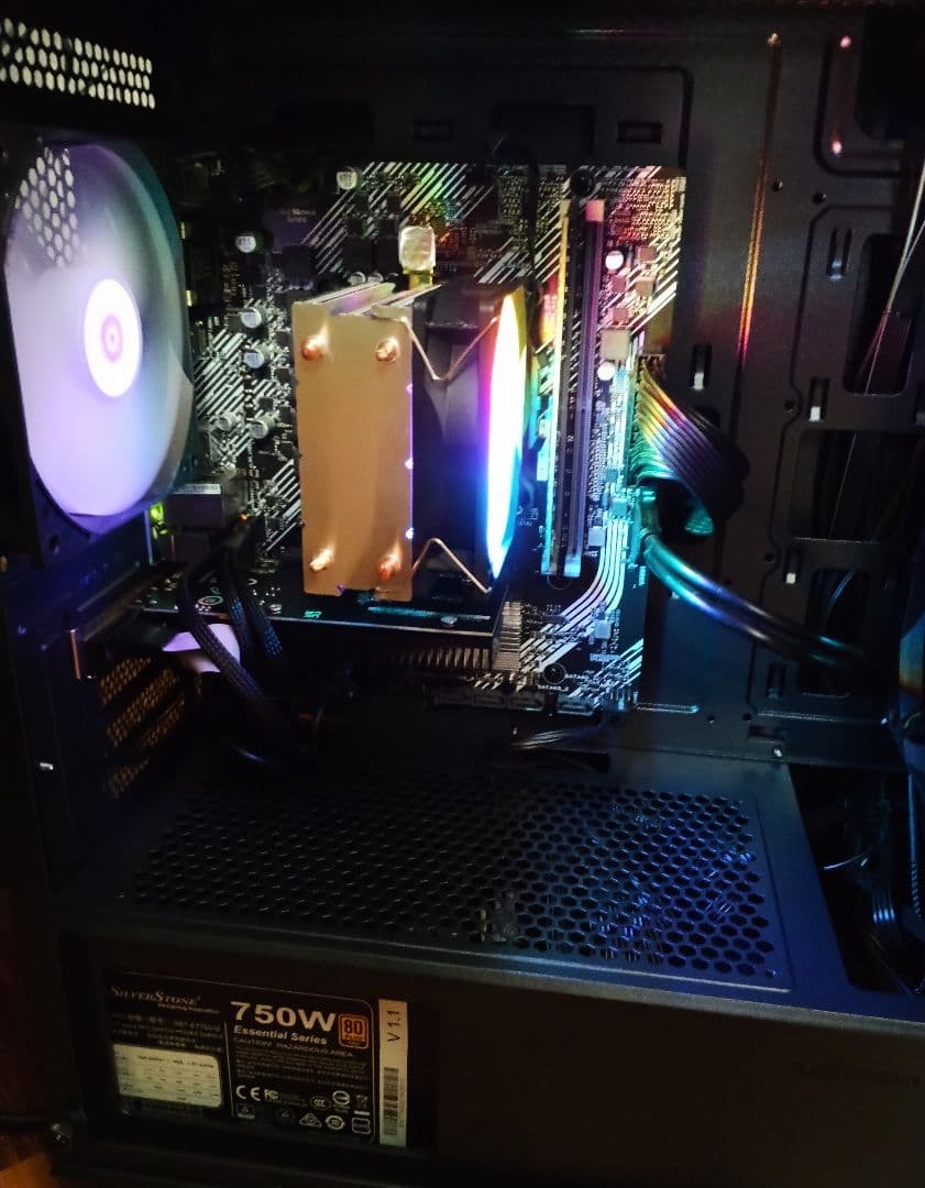 格安PC i3-10100F m.2 512GB RAM16GB