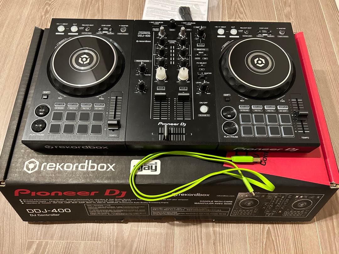 DDJ-400 （Chroma capsカスタム&Oyaideケーブル付） - メルカリ