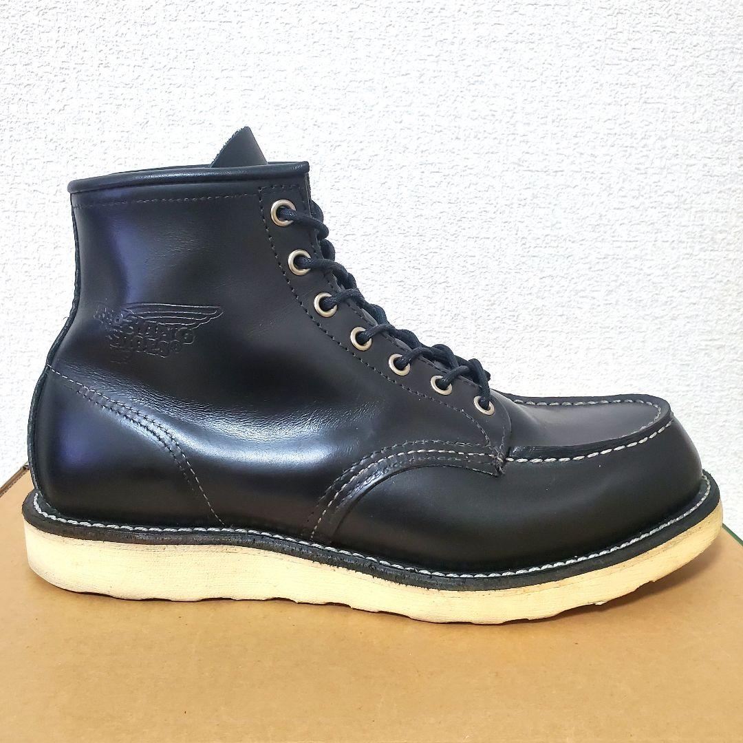 【美品】RED WING 8130 サイド羽刻印 8.5E 05年製 モックトゥ