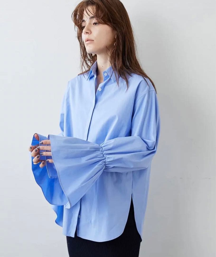 お値下げしました】ボリュームカフスシャツ ウィムガゼット - メルカリ