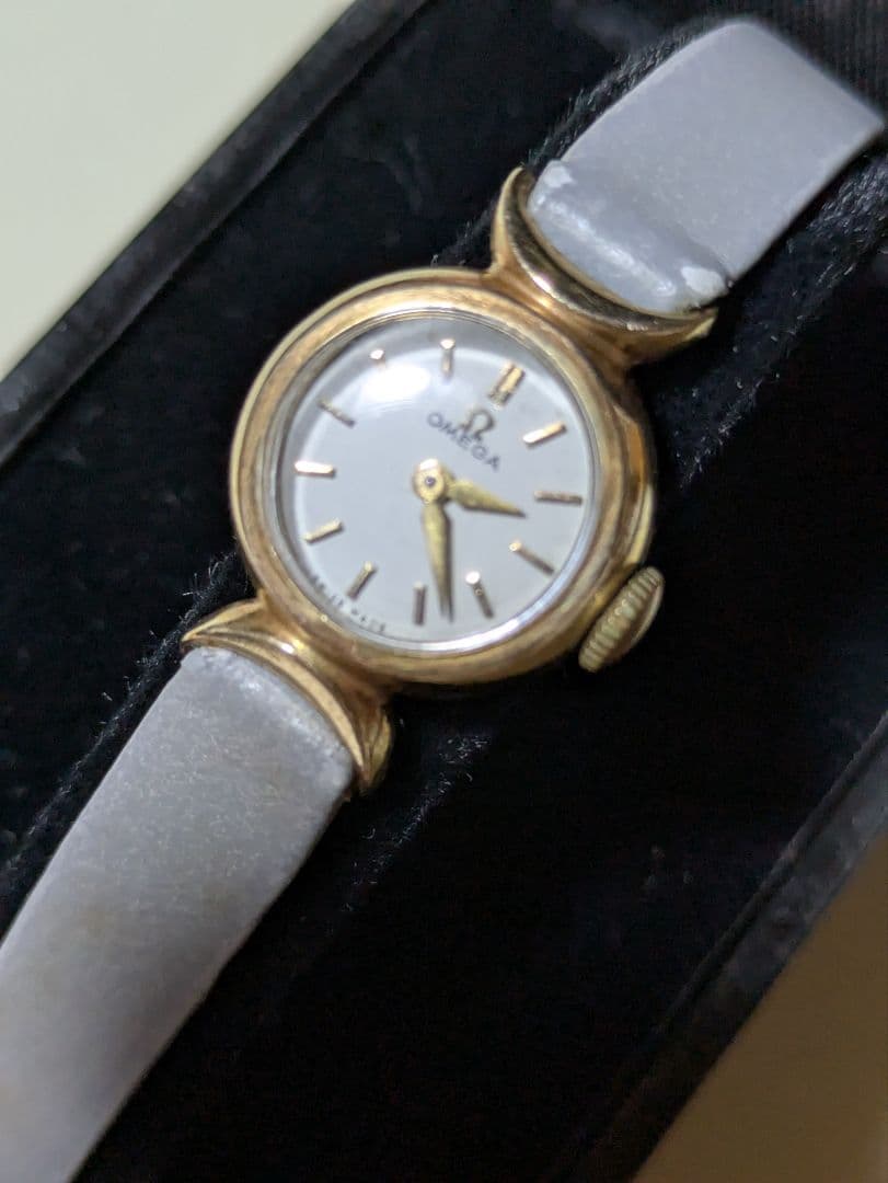 オメガ レディース 時計 シルバー ゴールド ヴィンテージ OMEGA オメガ デビル デヴィル シンボル レディースウォッチ シルバー