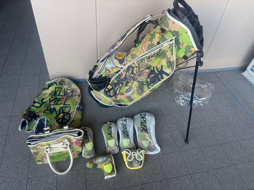 即完売モデル ラッセルノ キャディバッグ ヘッドカバー カートバッグ セット 即完売モデル ラッセルノ キャディバッグ ヘッドカバー カートバッグ