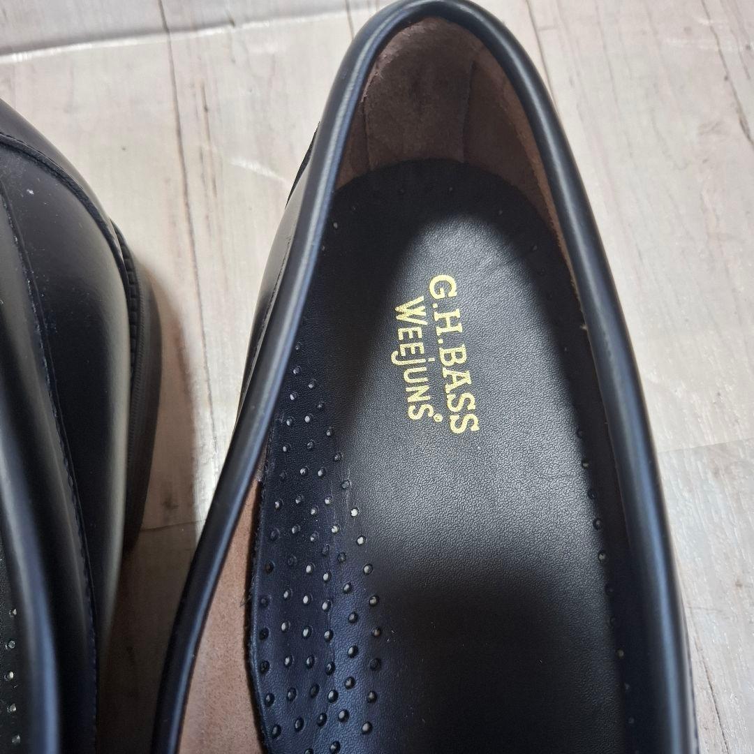 【箱付き・極美品】G.H.BASS Weejuns Larson ローファー 黒