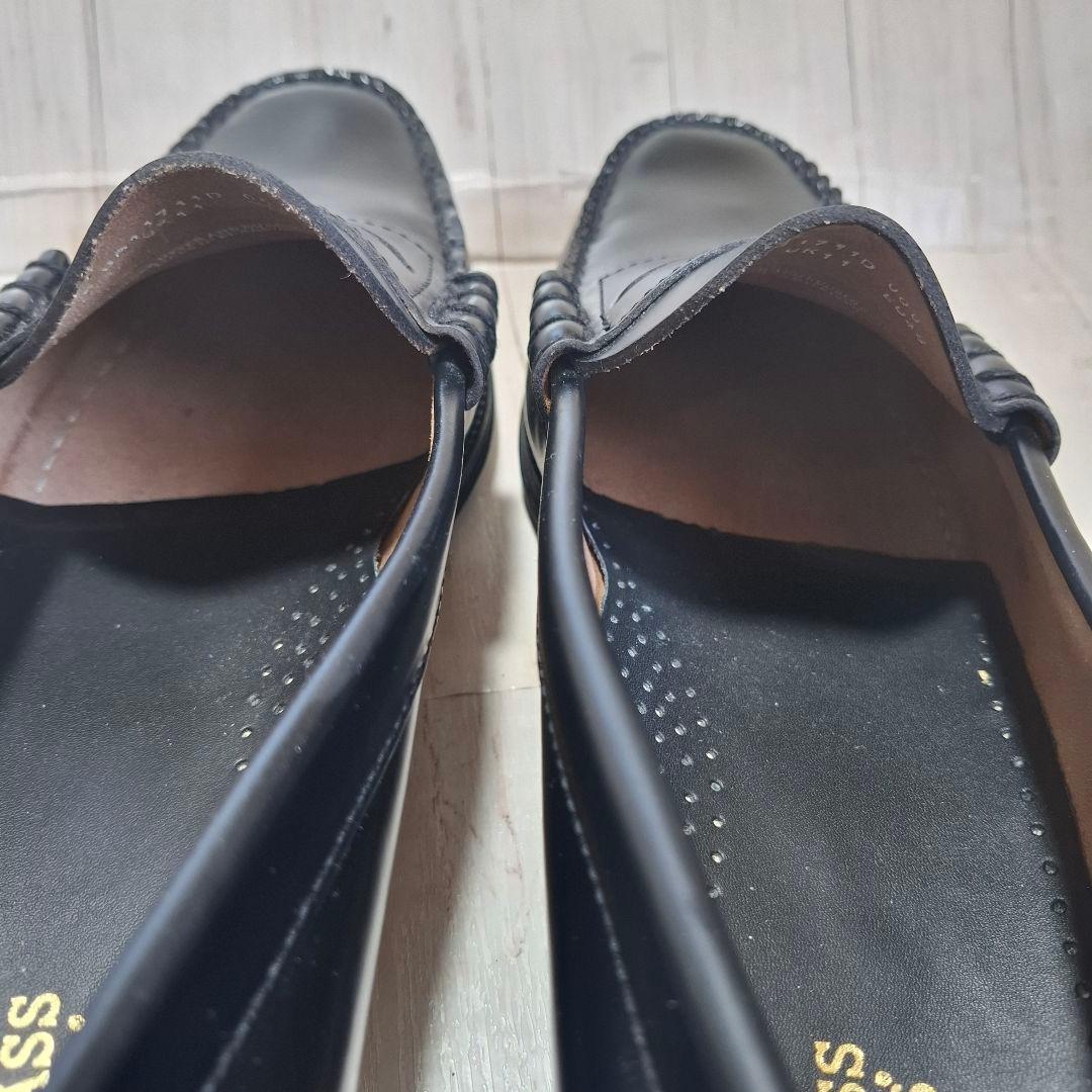 【箱付き・極美品】G.H.BASS Weejuns Larson ローファー 黒