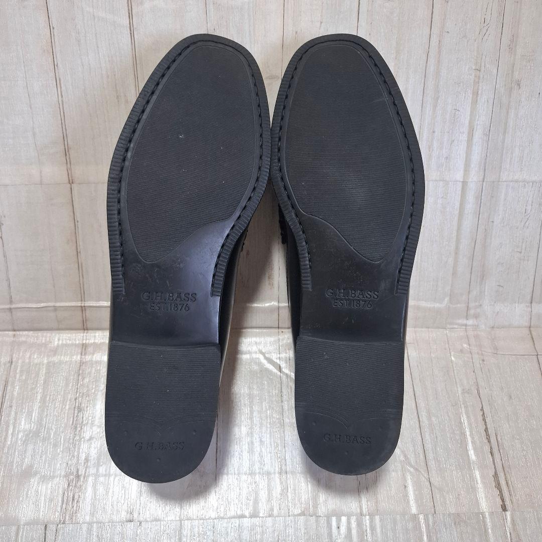 【箱付き・極美品】G.H.BASS Weejuns Larson ローファー 黒