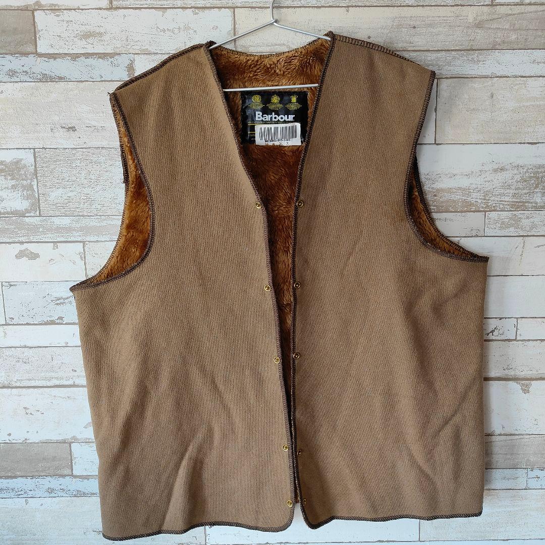 42」00s/バブアー/ベスト/リバーシブル/ファー/ライナー/ボア