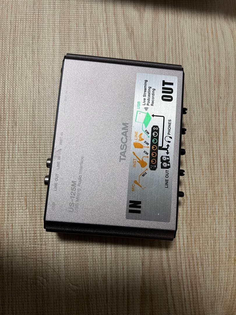 TASCAM US-125M オーディオインターフェイス - メルカリ